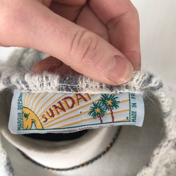 Vintage Knit Puffy Shouldered Sweater - Picture 5 of 6